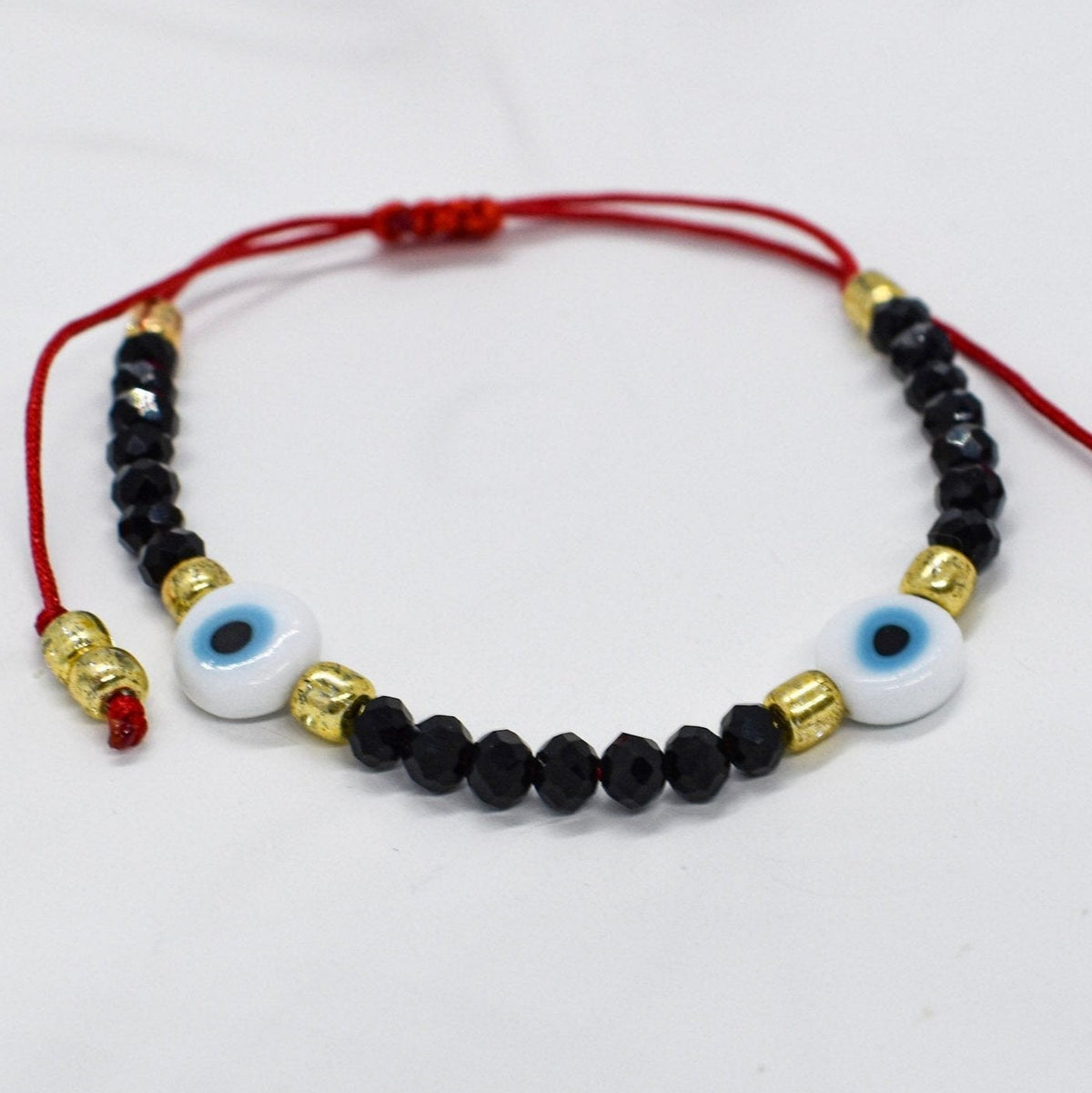 Black evil eye bracelet