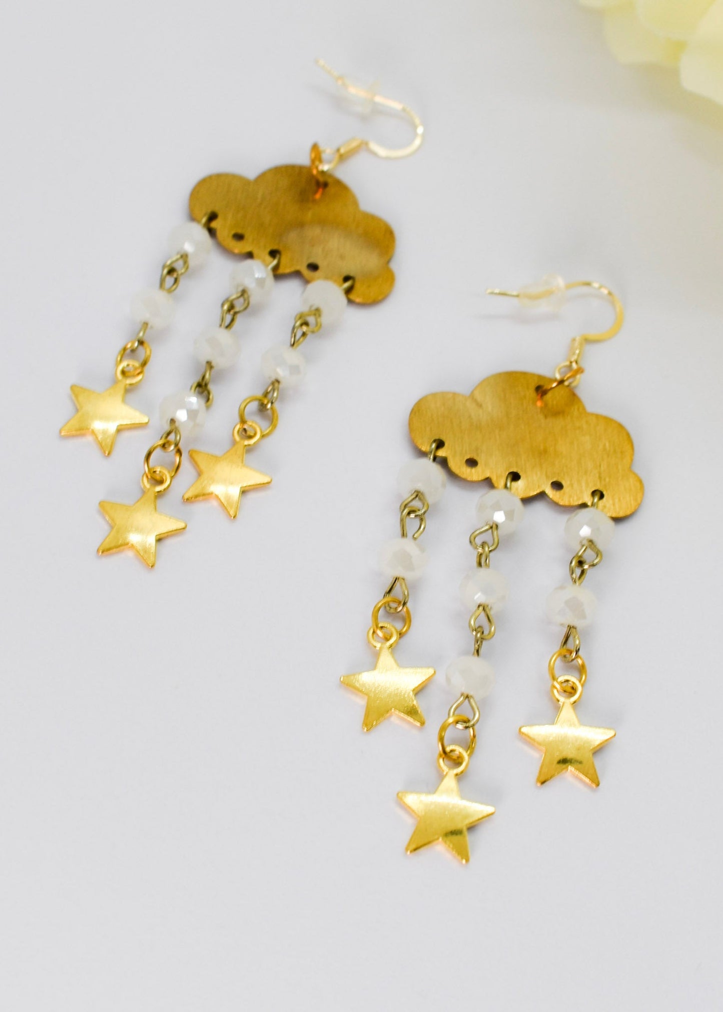 Cloudy earrings