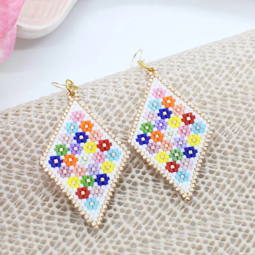 Diamond_Shaped_Floral_Earrings