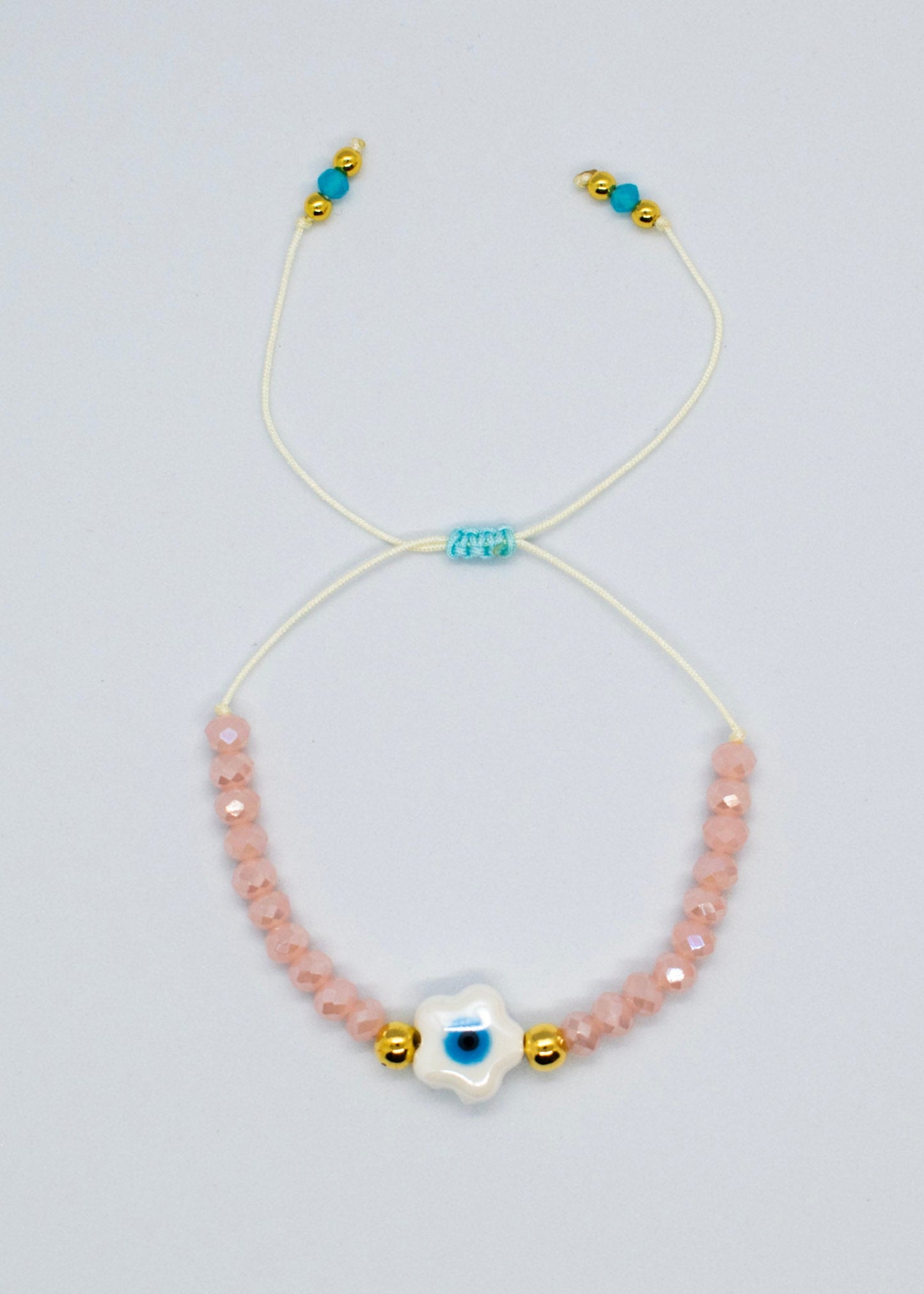 Evil eye crystals bracelet