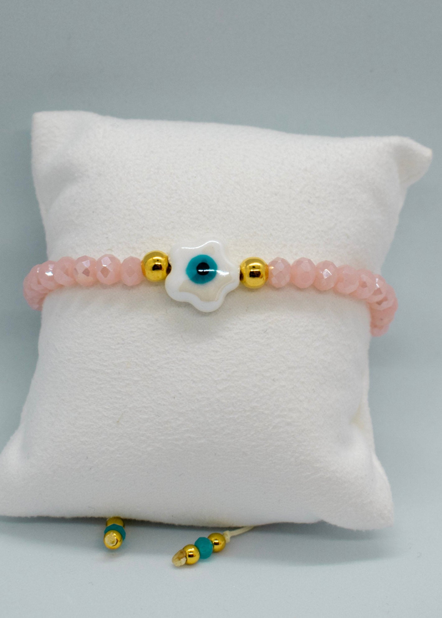 Evil eye crystals bracelet