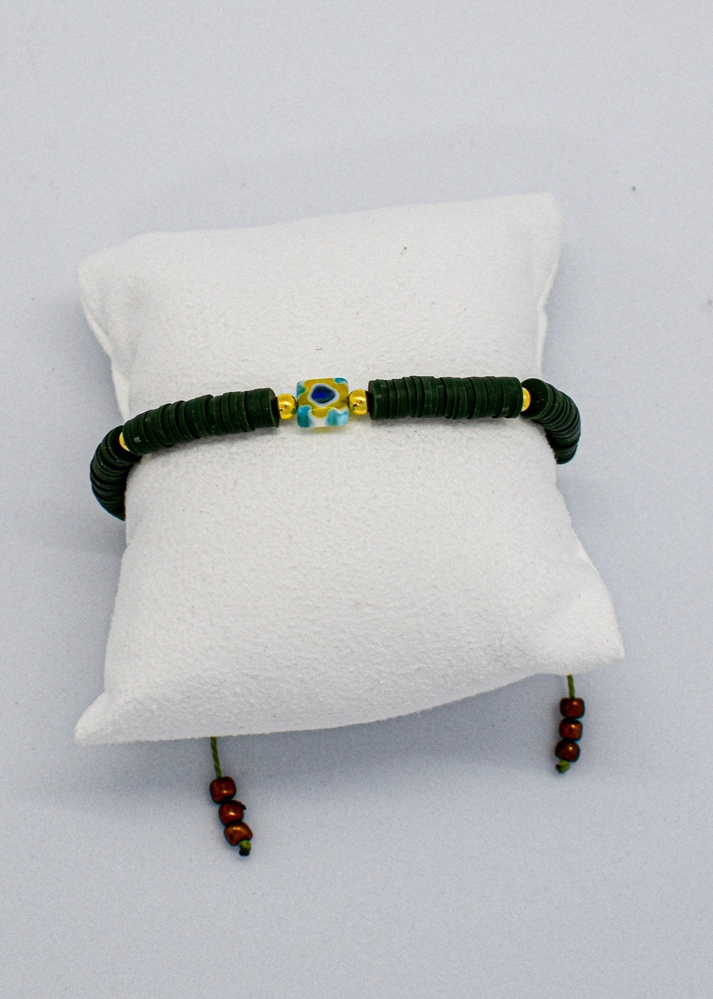 Evil_eye_polymery_clay_bracelet_green
