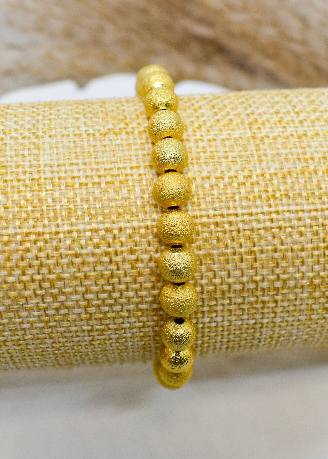 Golden frosted bracelets medium