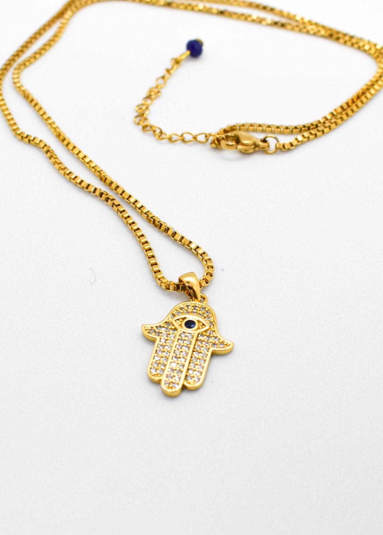 Hamsa Hand Charm Necklace