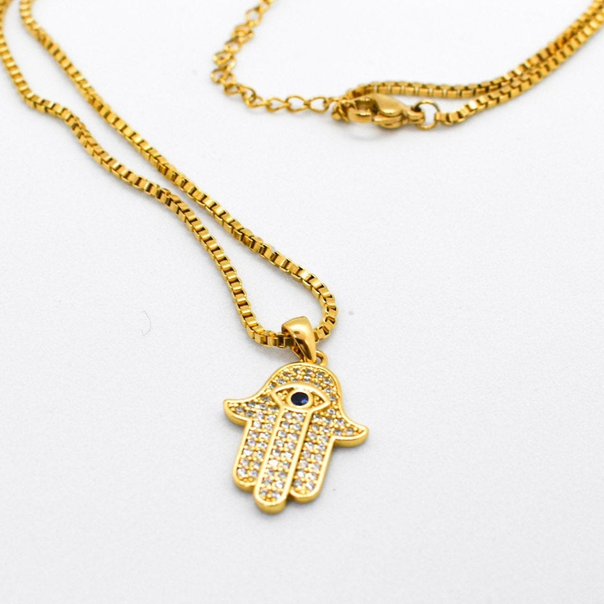 Hamsa Hand Charm Necklace