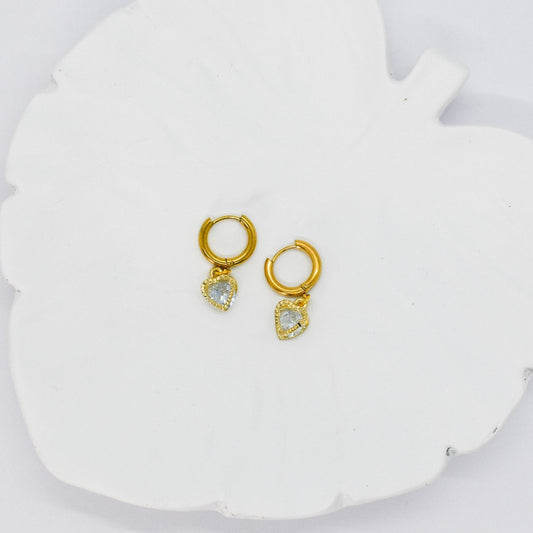 Heart earrings