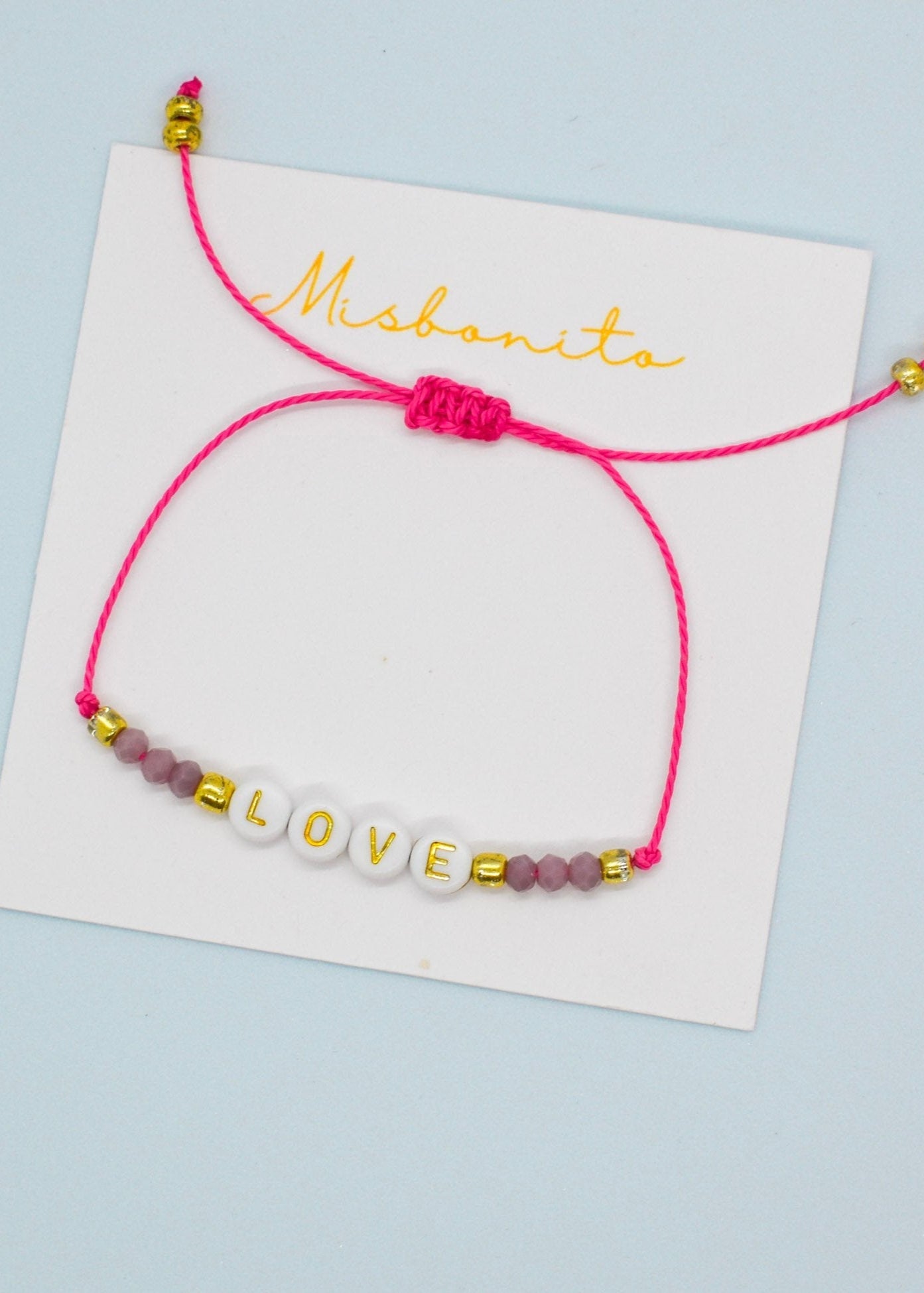 LOVE letter Bracelet adjustable