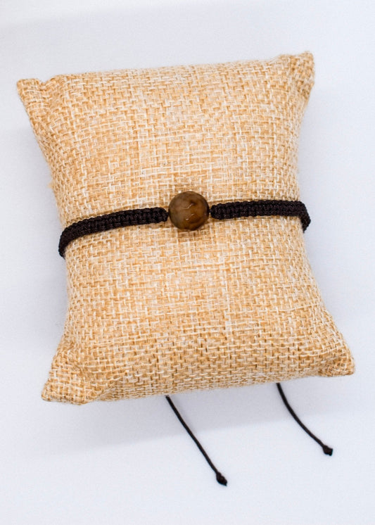 Macrame brown bracelet