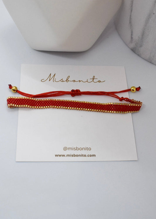 Miyukibar braceletd red