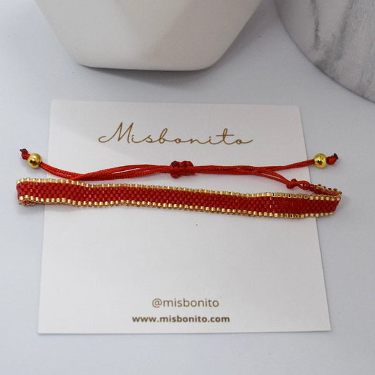 Miyukibar braceletd red
