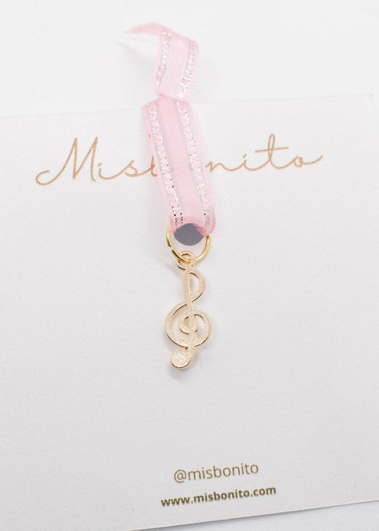 Music note charm