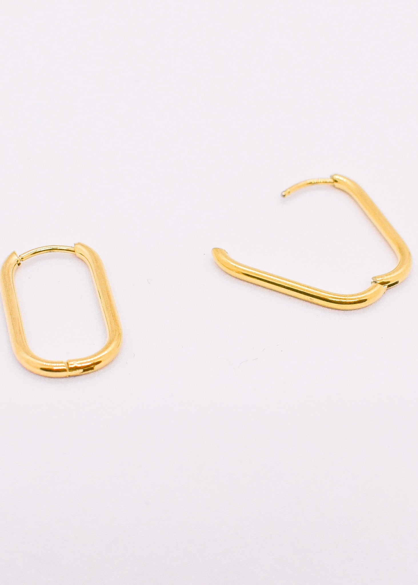 Rectangle Hoop Earrings