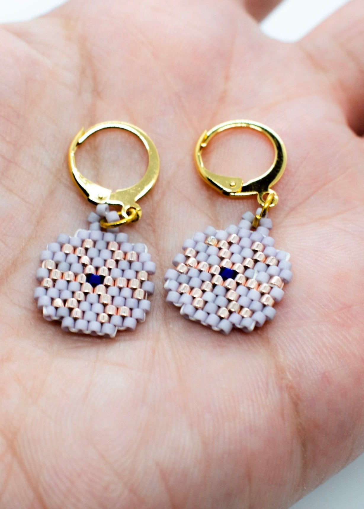 Snowflake earrings