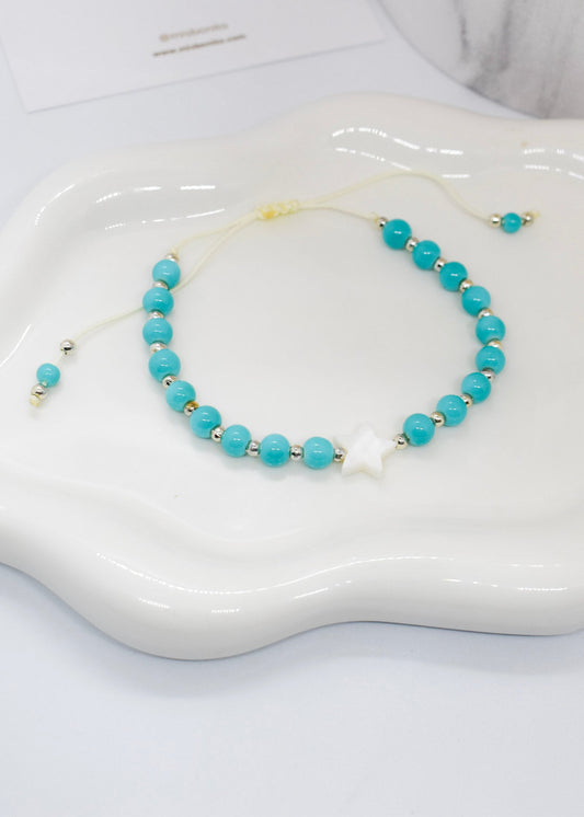 Turquoise beads bracelet