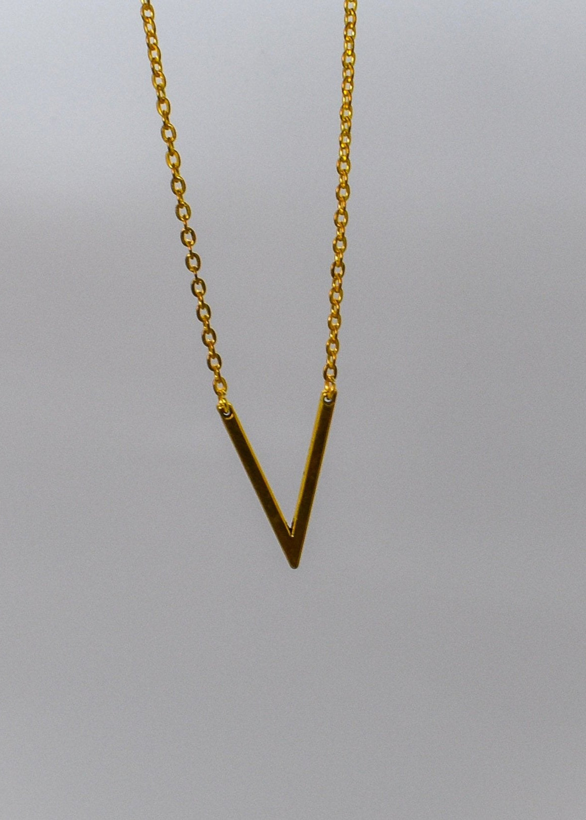 V chevron necklace