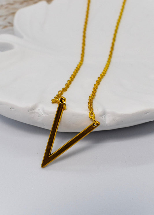 V shaped necklace