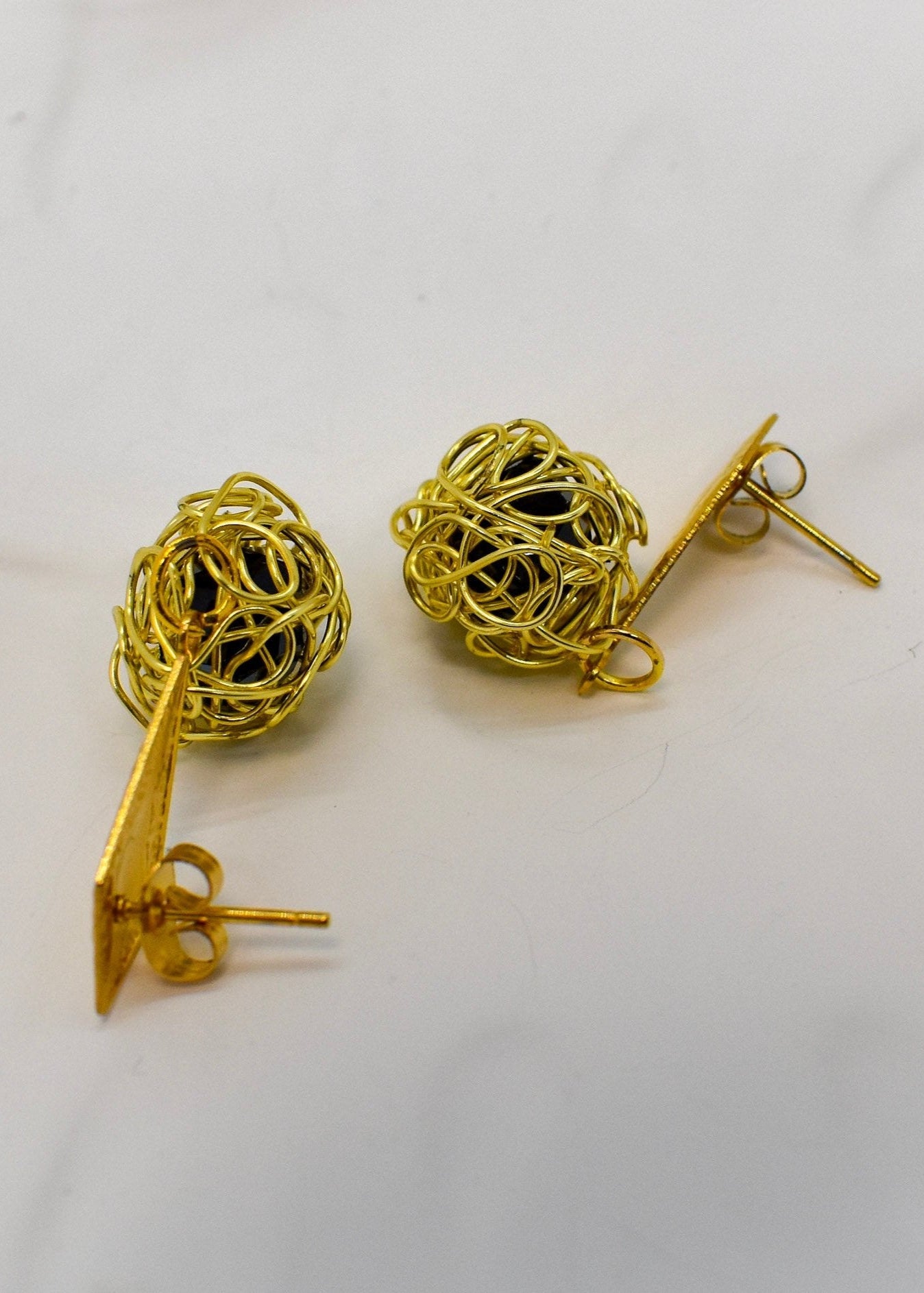 Wire wrapped earrings