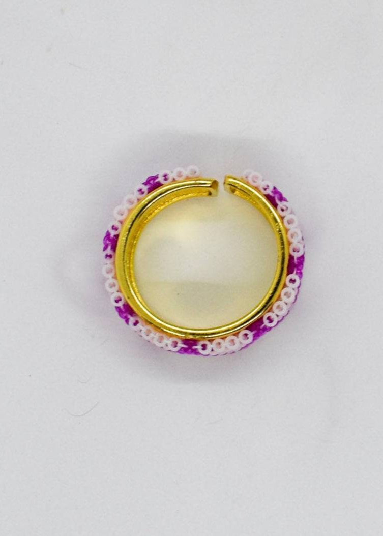 ZIG_ZAG_RINGS_MIYUKI PINK