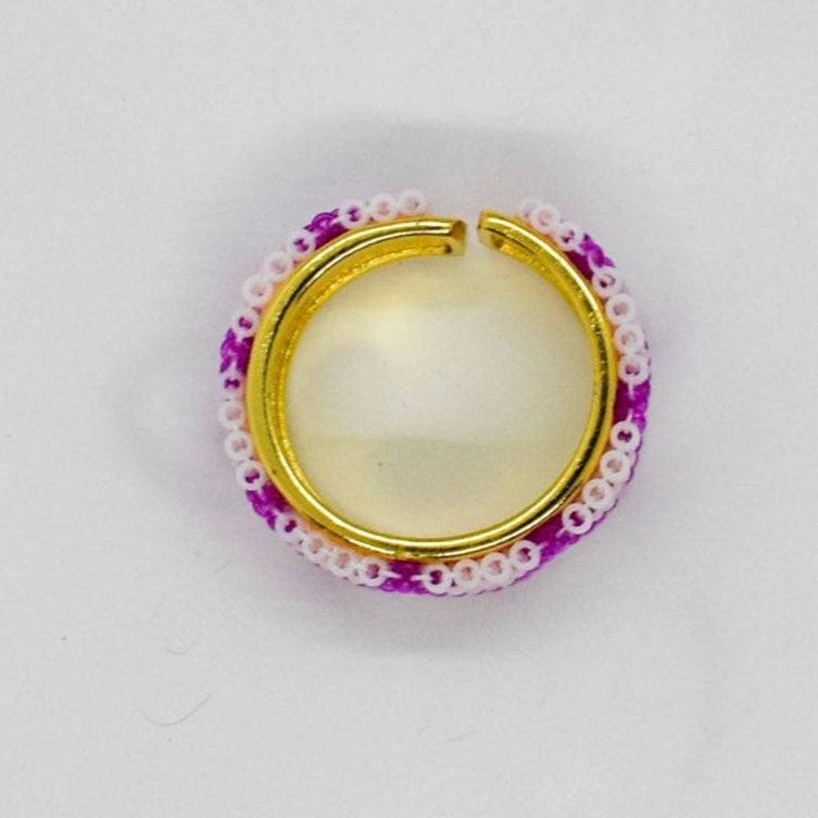 ZIG_ZAG_RINGS_MIYUKI PINK