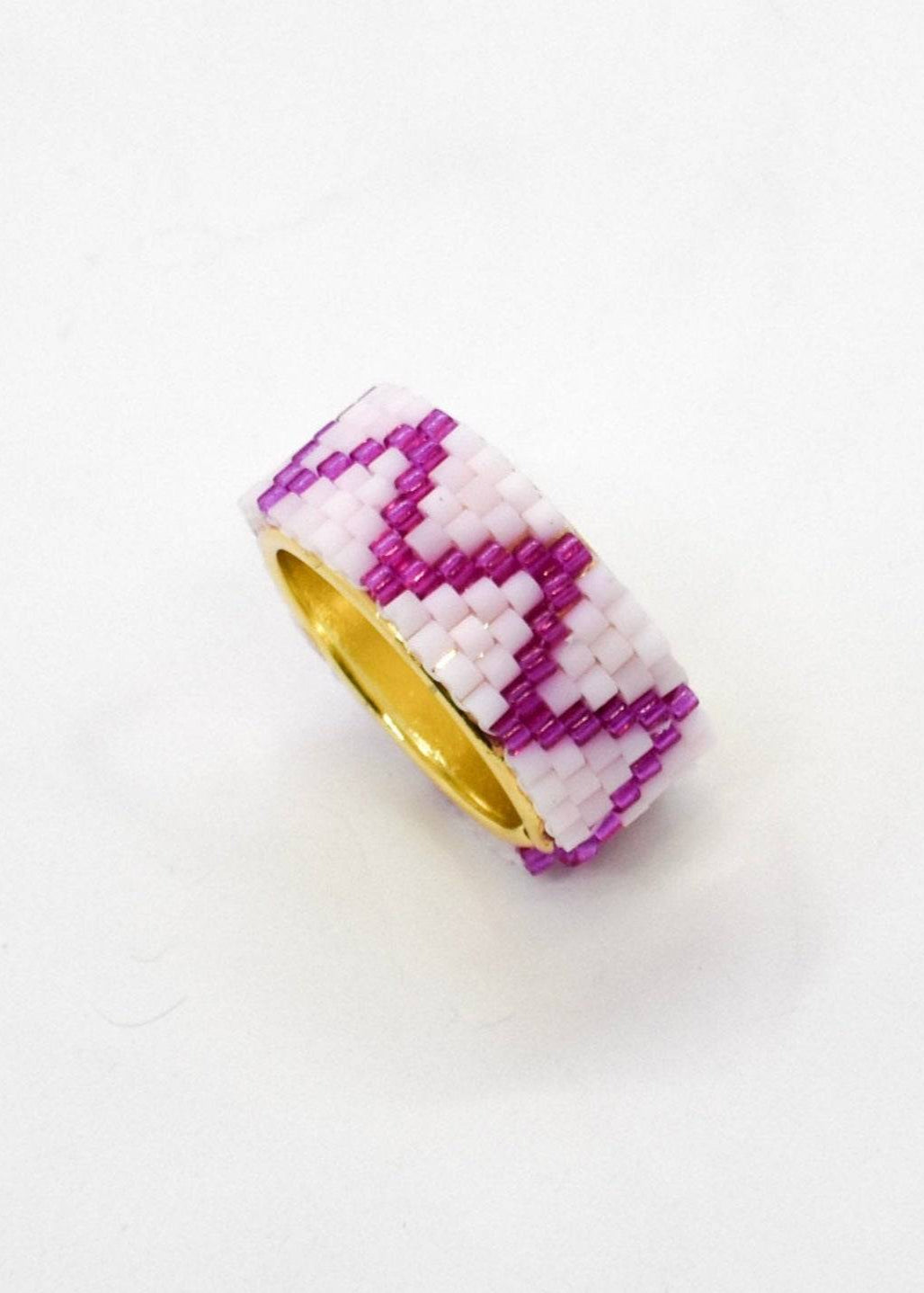 zigZAG_RING_MIYUKI FUCCIA