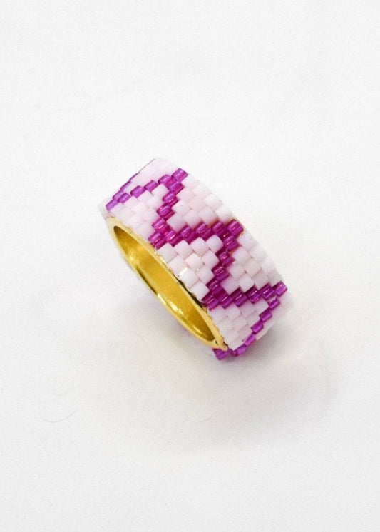 zigZAG_RING_MIYUKI FUCCIA
