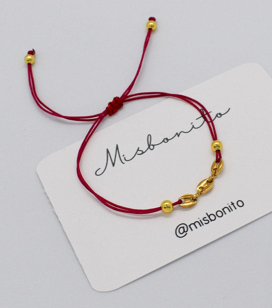 anchor red bracelet