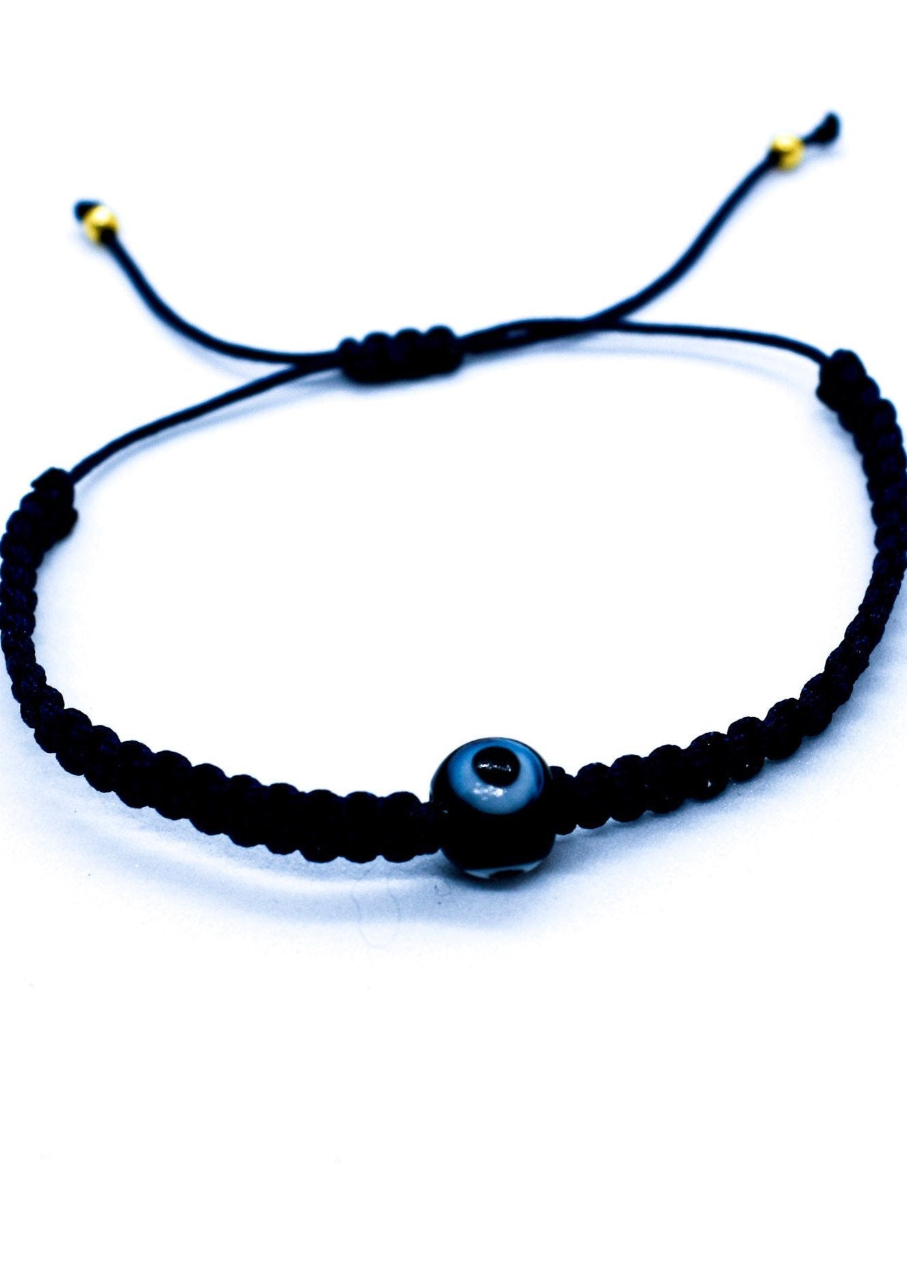 black evil eye bracelet