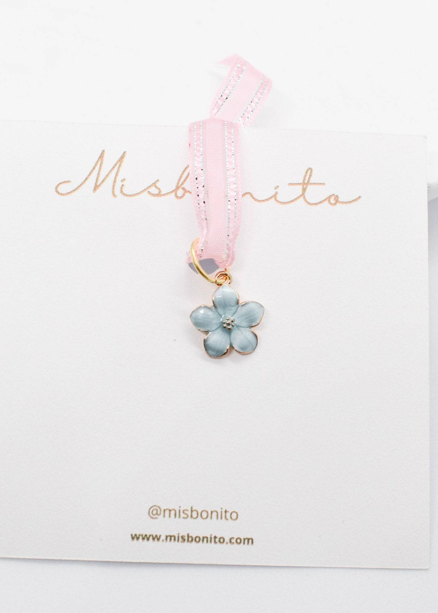 blue flower charm