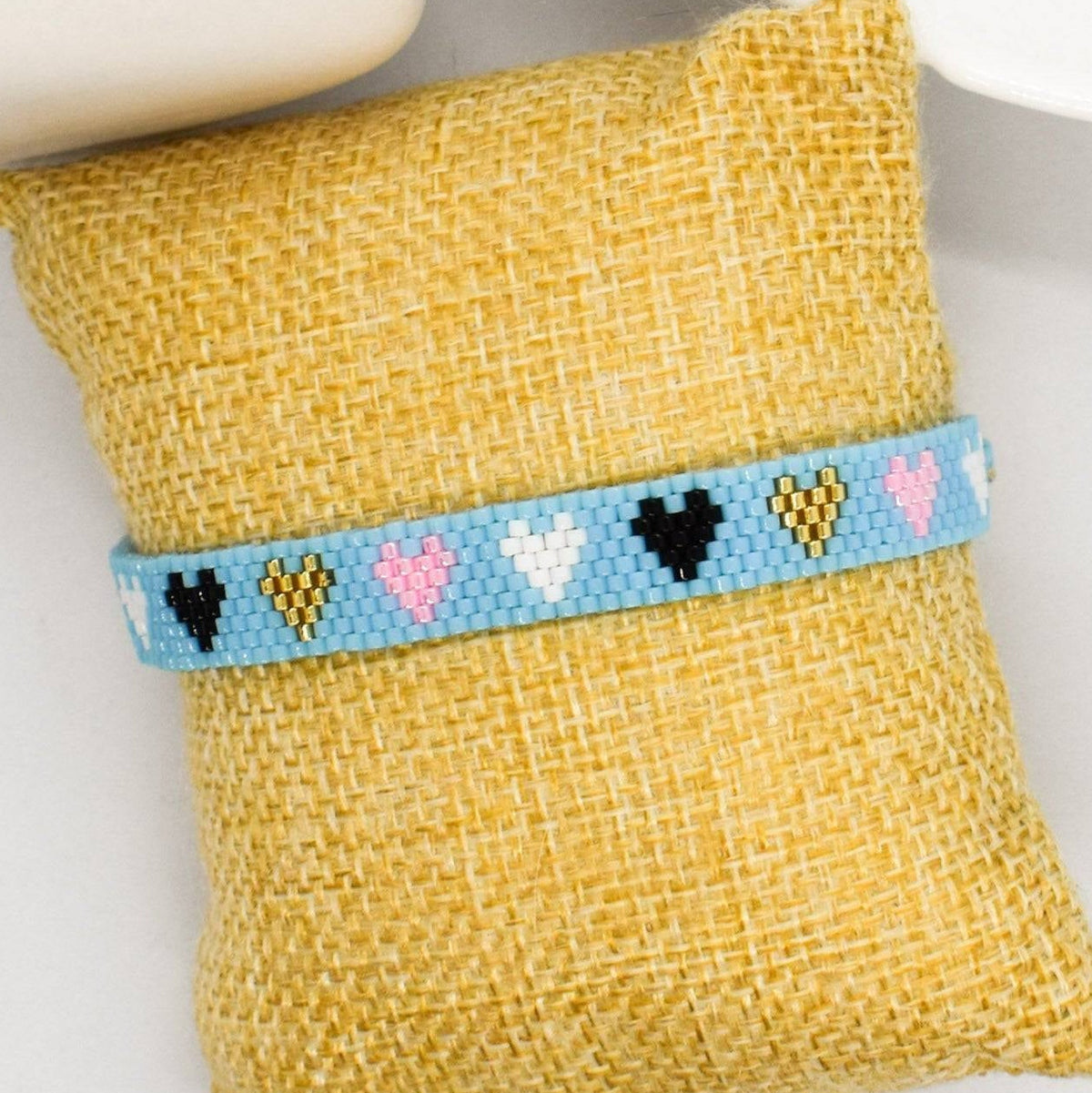 blue multicolor bracelets