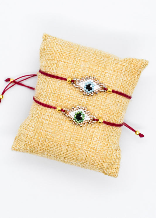 evil eye rombus bracelets