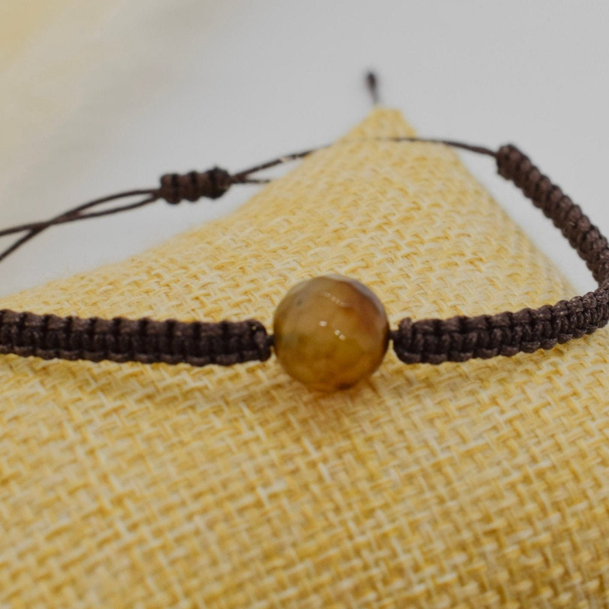 brown bracelet macrames
