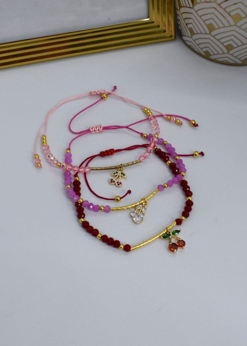 cherries bracelets