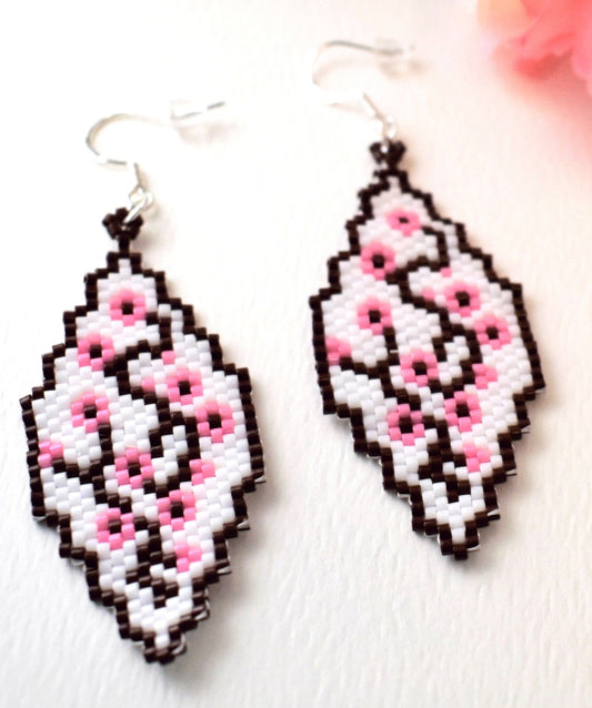Cherry blossom earrings