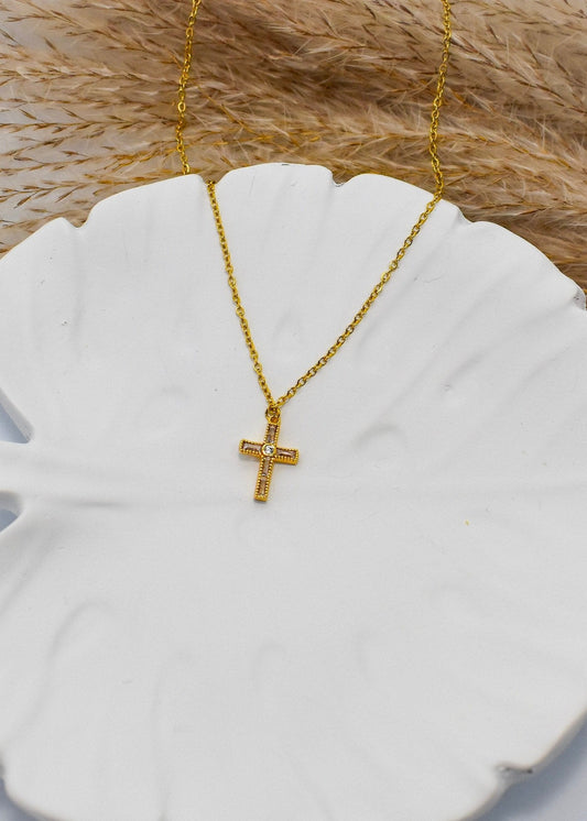 cross necklace mini