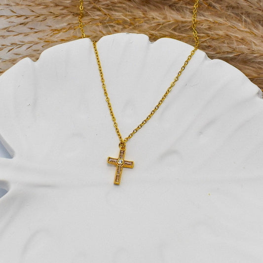 cross necklace mini