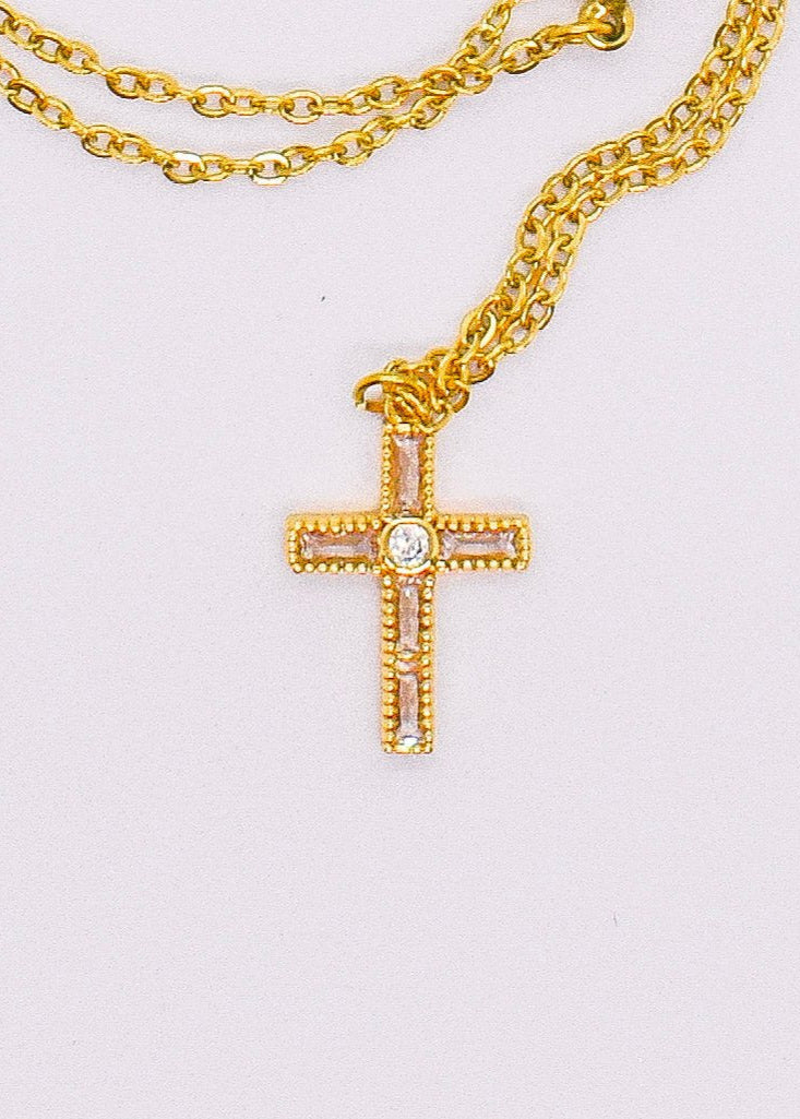 cross necklace zoom