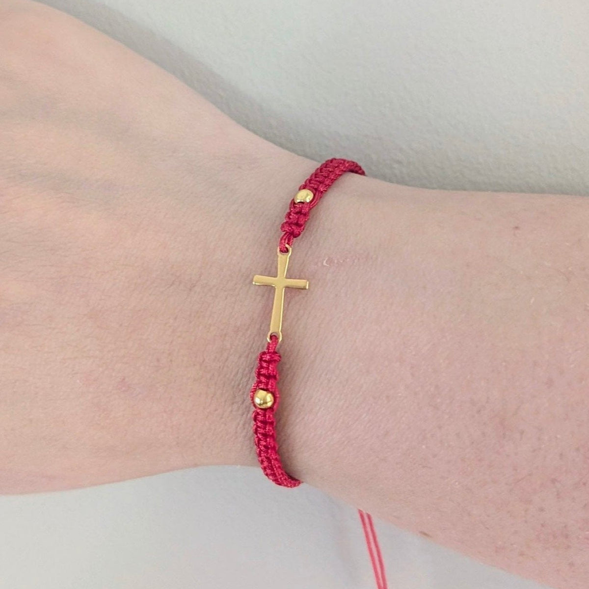 cross red bracelet