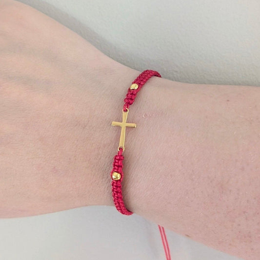 cross red bracelet