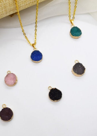 druzy necklaces