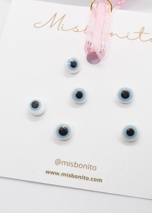 evil eye round charms