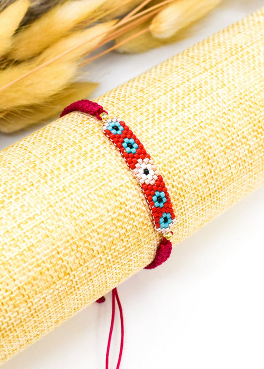 evilered bar bracelet