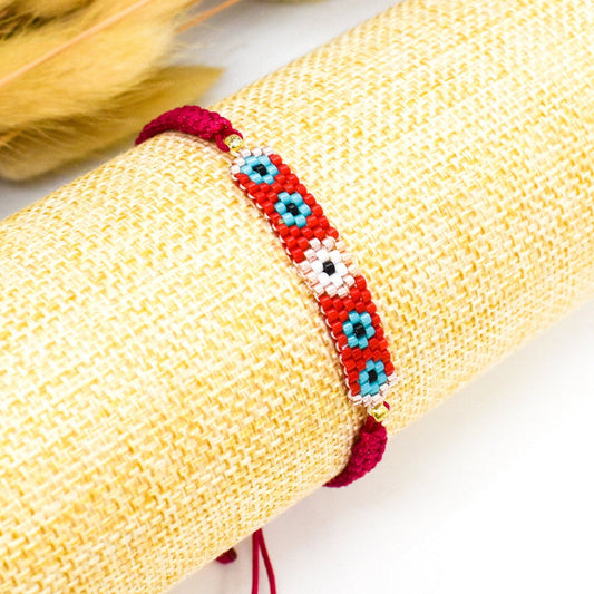 evilered bar bracelet