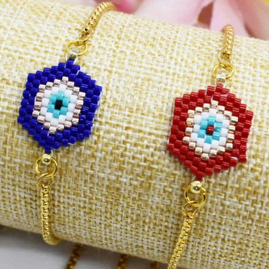 Evil Eye Stainless Steel Bracelet