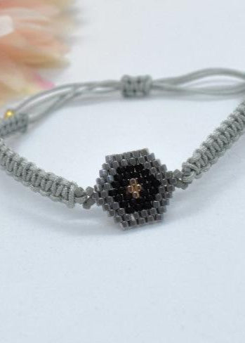 Evil Eye Grey Bracelet