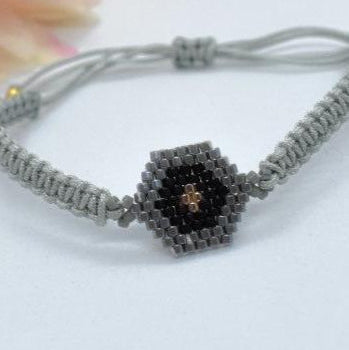 Evil Eye Grey Bracelet