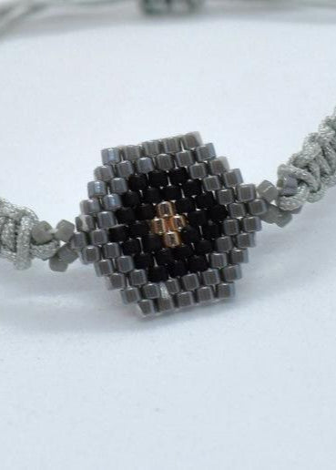 Evil Eye Grey Bracelet