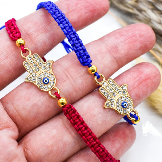 Hansa hand macrame bracelet