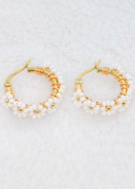 Floral boho white