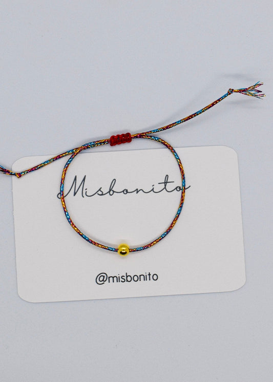 golden bead bracelet