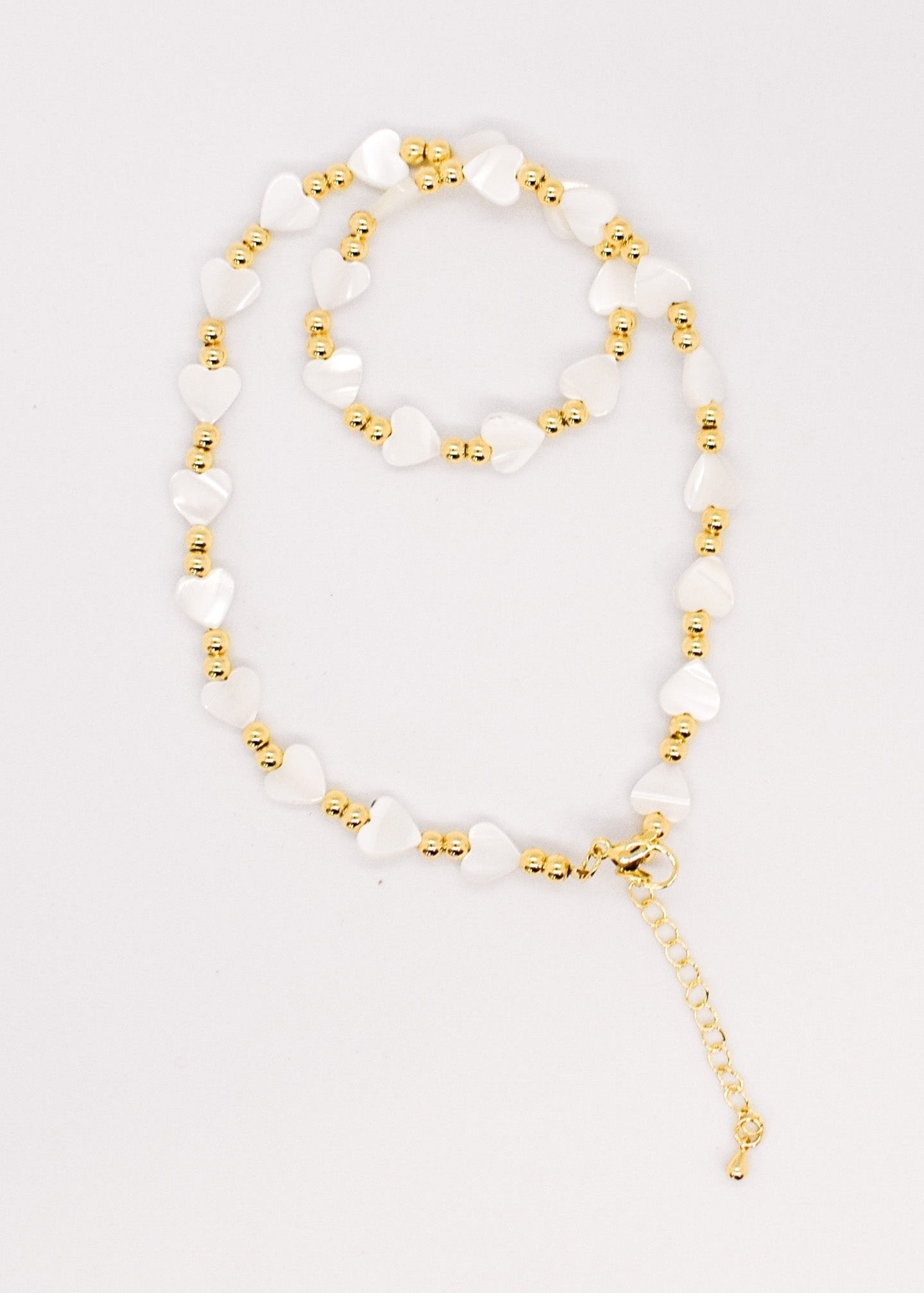 heart tiny nacar choker